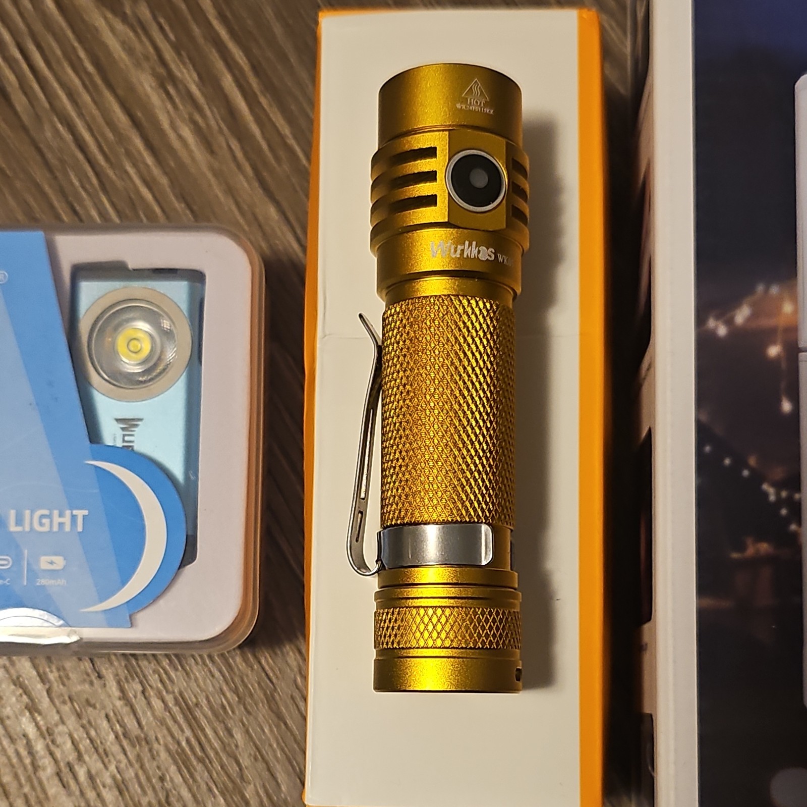 EDC Bundle: Wuben G2 Blue + Wurkkos WK03 Golden 519A + XST-M26 Lantern – New