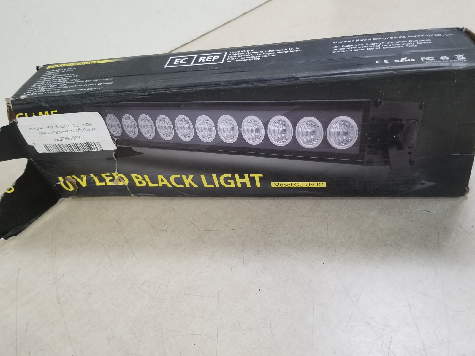 Glime UV Led Black Light Model GL-UV—01