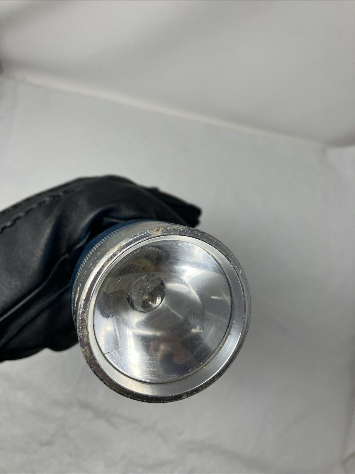 Vintage Vari-Beam Flashlight Mag Industries – Blue w Chrome USA 12-1/2” 3 D
