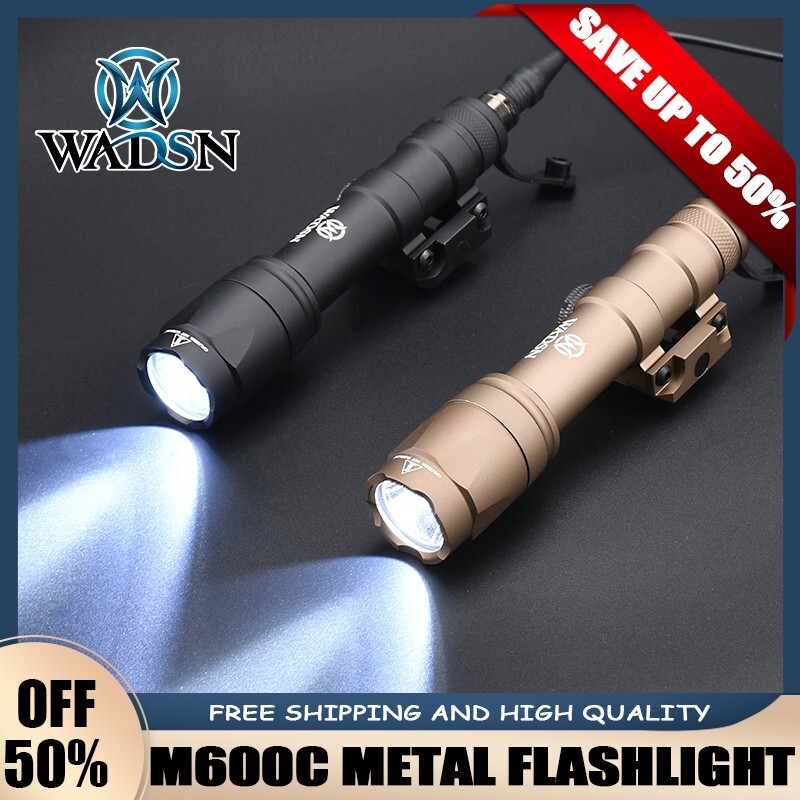 WADSN M600 M600C Flashlight 600lumens Weapon Light SF Metal Tactical Lamp