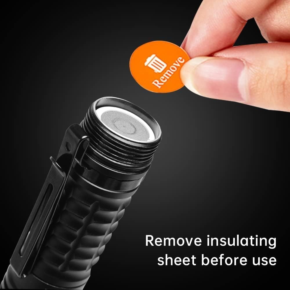 Wurkkos TS22 Flashlight High Lumen Rechargeable – 4800 Lumens Super Black