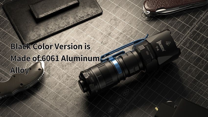 WUBEN T4 Tactical Flashlight Rechargeable Resists Water/Impact Tactical Memory