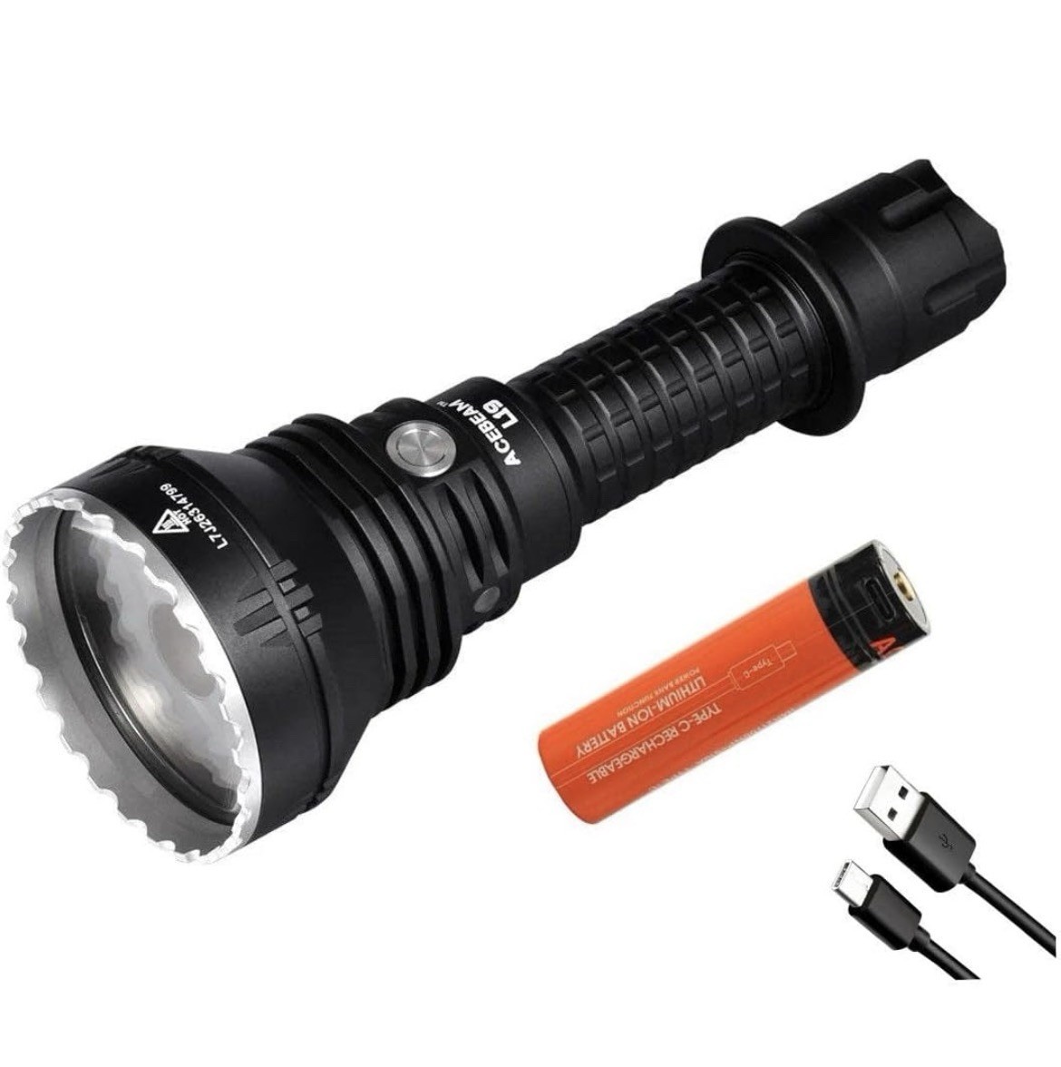 L19 long range Flashlight 2200 Lumens LED color White SFT40