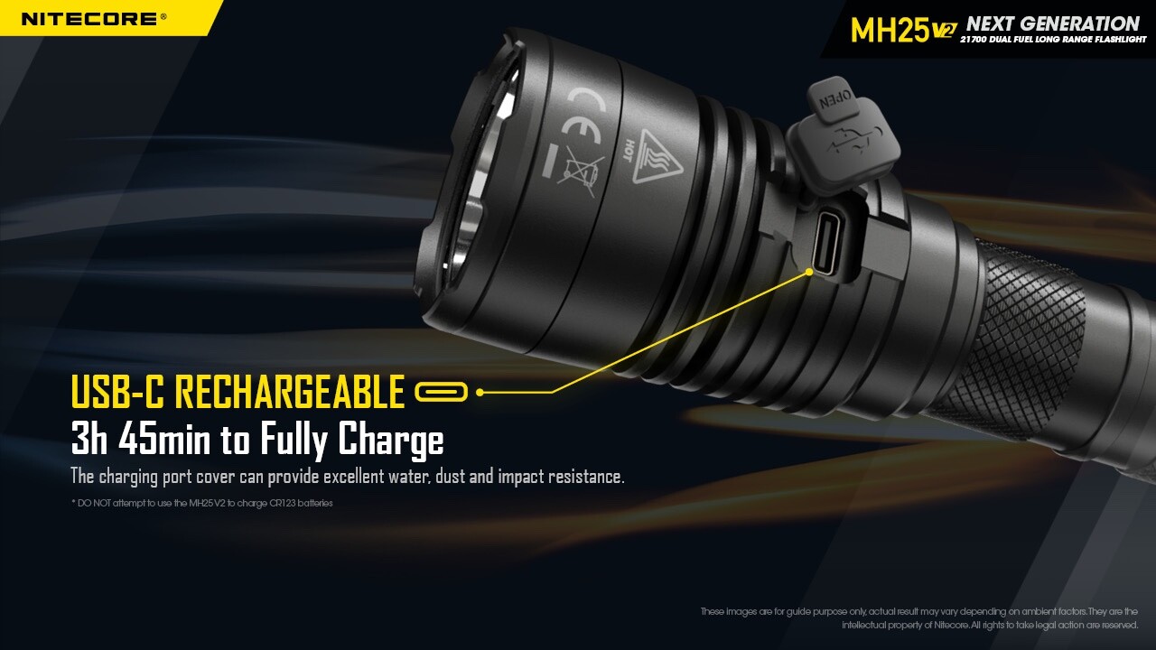 Nitecore MH25 v2 960Lm Rechargeable Flashlight