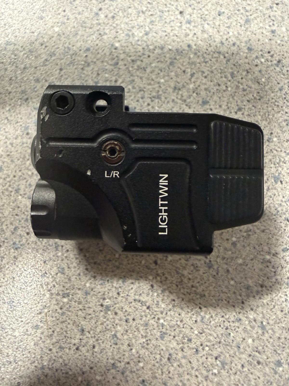 LIGHTWIN Green Purple Laser Beams with 600 Lumens Flashlight for Pistols