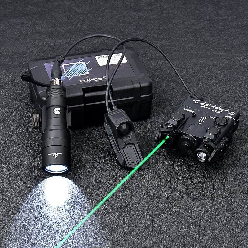 Nylon DBAL-A2 Laser Airsoft Surefir M300 M300C Weapon Flashlight Hunting Switch