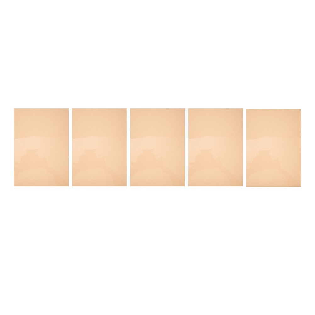 5 Sheets Color Correction Gel Light Filter LED Transparent Screen Film