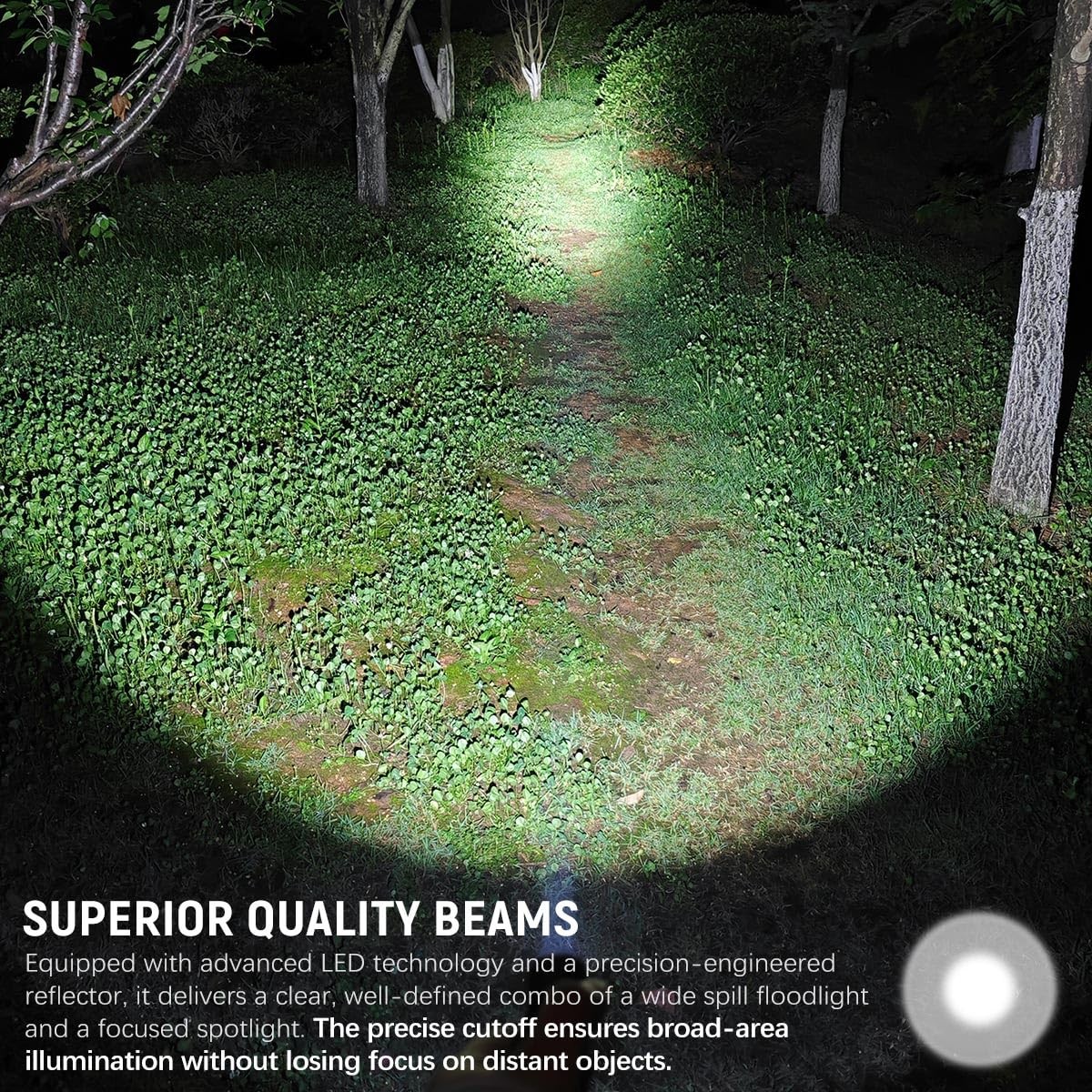 EDC Flashlight Rechargeable,1300 Lumen and 310M Long Throw LED Compact Pocket…