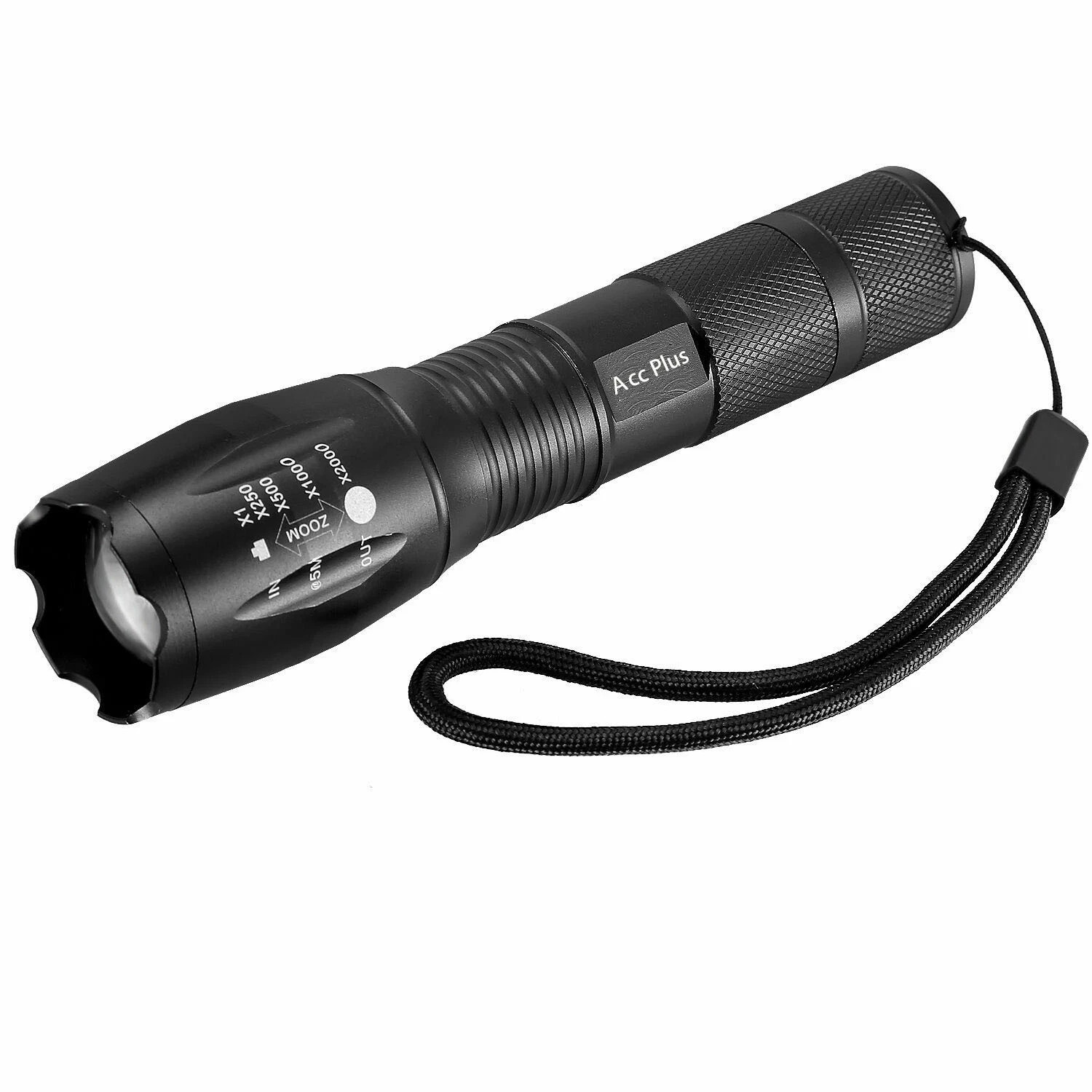 5 x Tactical 18650 Flashlight High Powered 5Modes Zoomable Aluminum