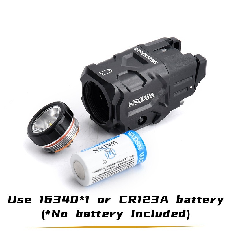 WADSN PX1 Pistol Light Includes High,Low Paddle Switches for 20mm Rail