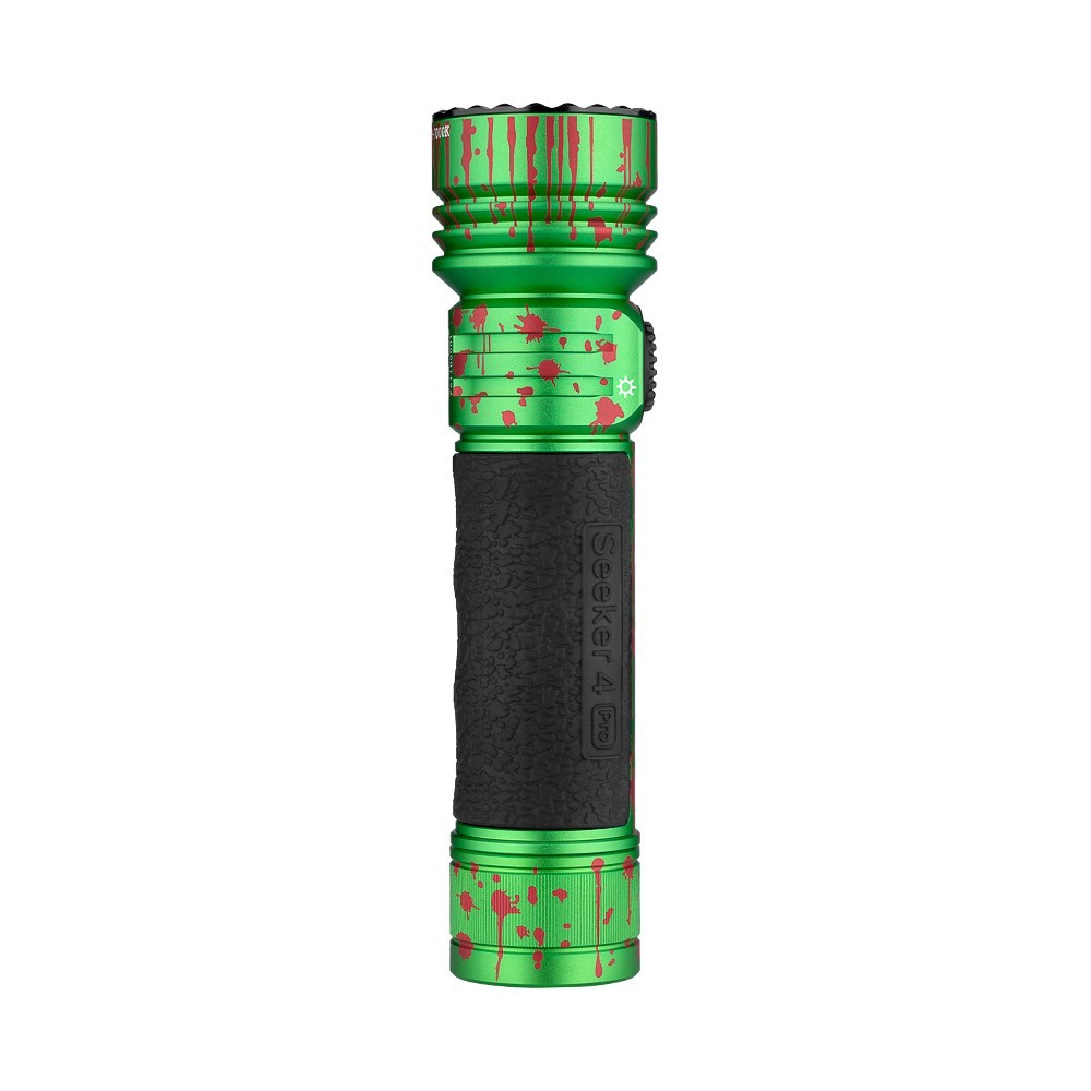 Olight Seeker 4 Pro Zombie Green Flashlight, Versatile Holster, 4600 Lumens, CW