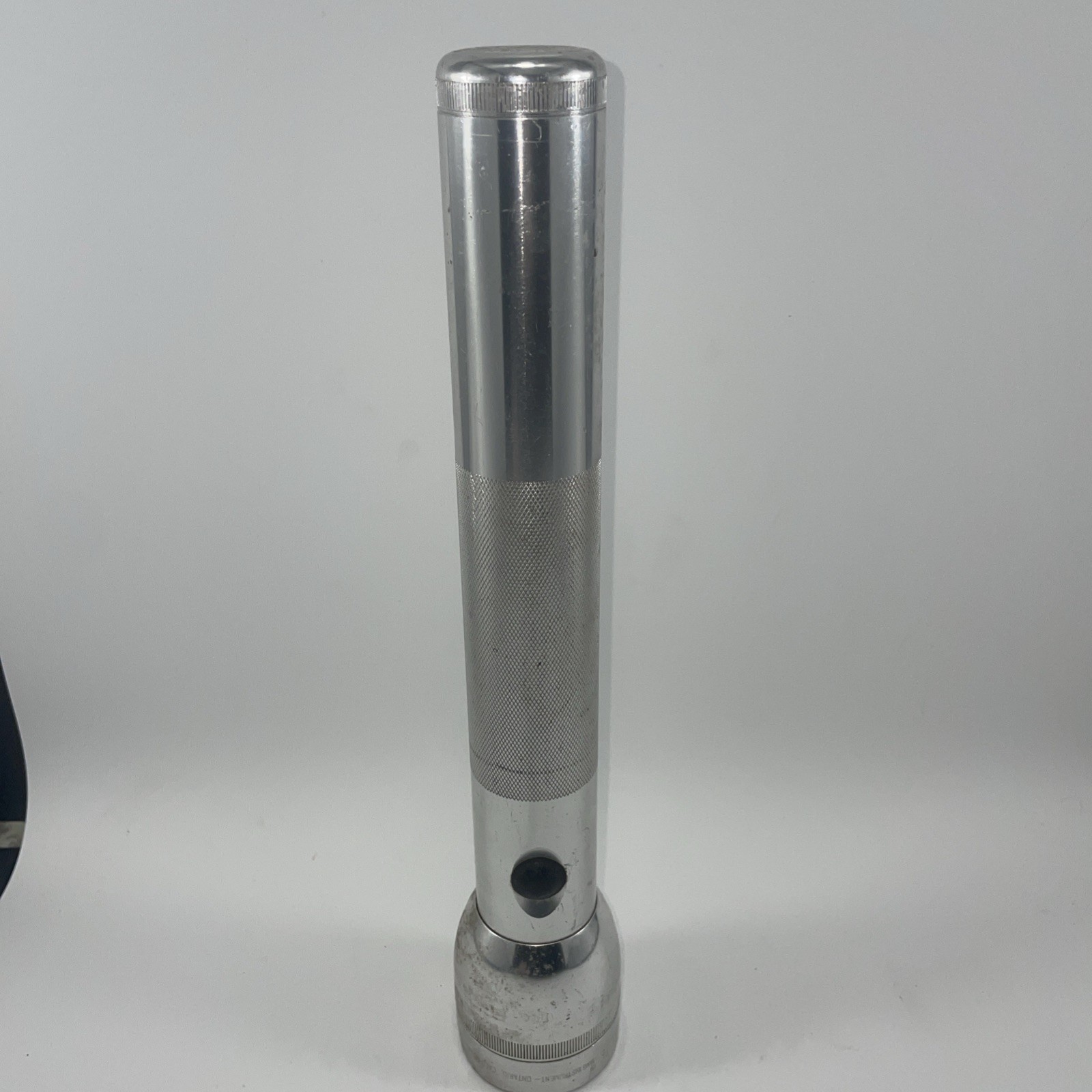 Vintage Maglite 3 D Cell Battery Silver Flashlight 12.5” MAG-LITE USA – Works!