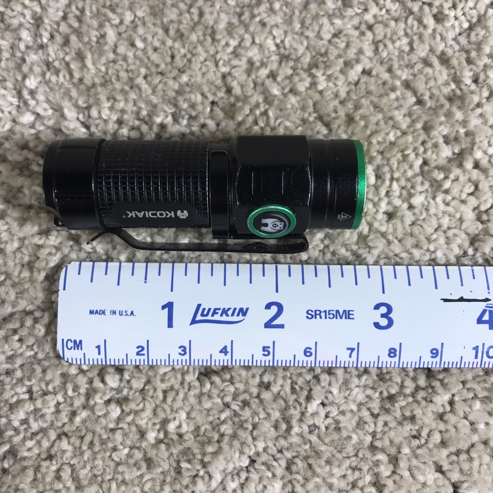 Kodiak KUB Rechargeable Flashlight, 1000 Lumen Compact LED (NO CHARGER, READ)
