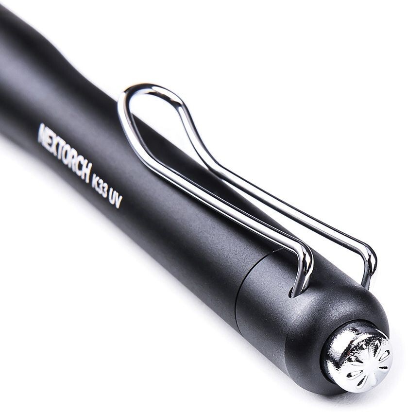 Nextorch K33 UV Penlight Rechargeble Resists Water/Impact Black-Glass Filter