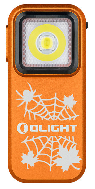 Olight Oclip Orange Halloween Canada Edition Clip Light, White & Red Light, 300L