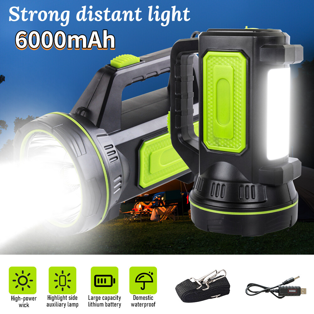 1200000LM Lamparas de mano recargables led linternas alta potencia Recargables