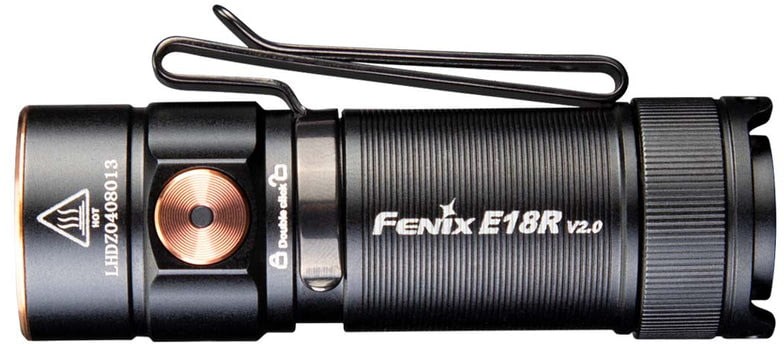 Fenix Lighting E18R V2.0 Lithium Ion 1200 Lumens Luminus SST40 LED : E18RV2BK