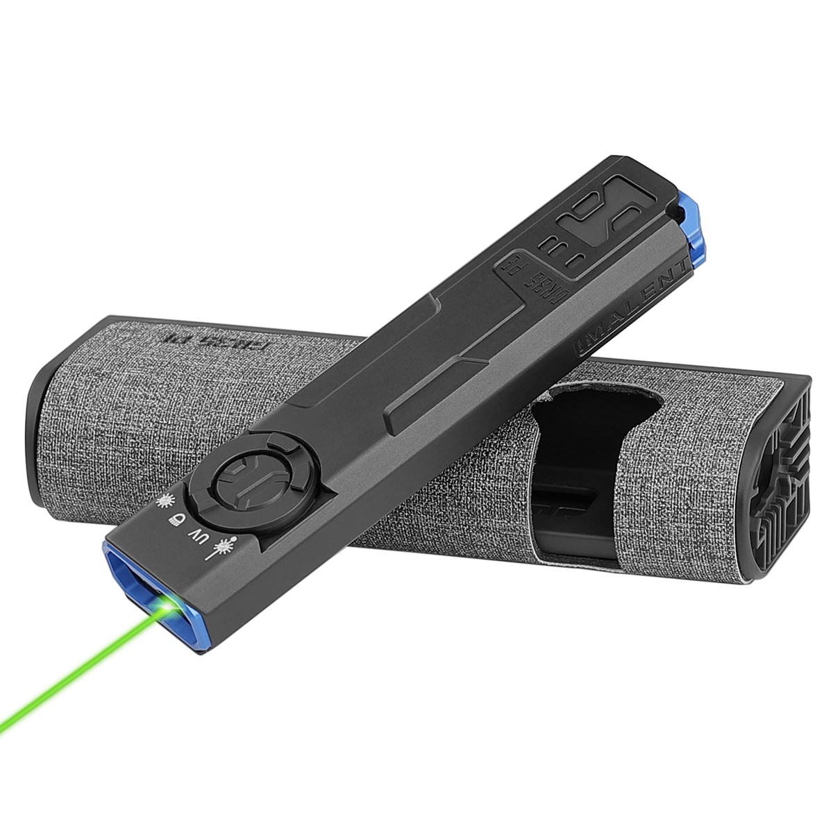 IMALENT GR35 EDC Flashlight 2800 Lumens with Green Laser UV Light & Charging Box