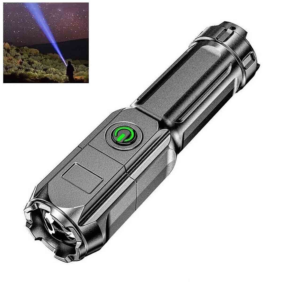 Rechargeable 990000LM LED Flashlight Tactical Super Bright Torch Zoomable New