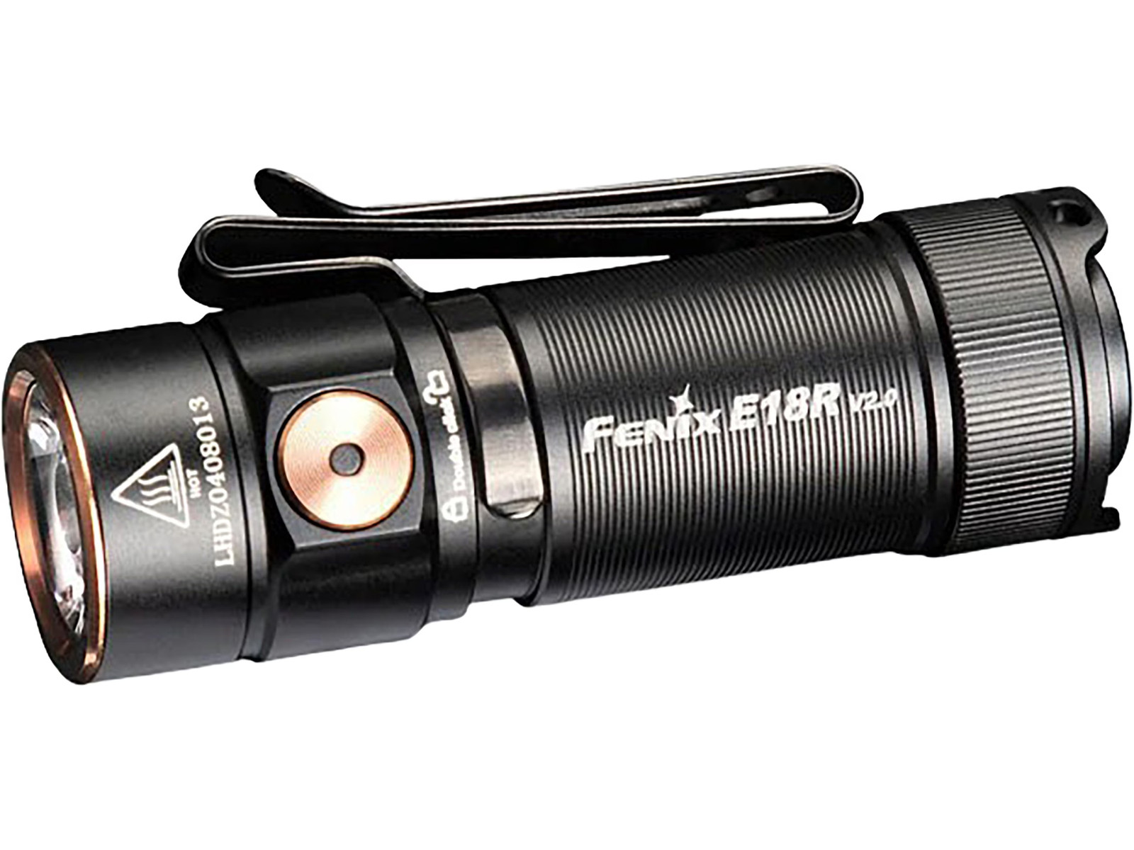 Fenix E18R V2.0 EDC Rechargeable Flashlight Black