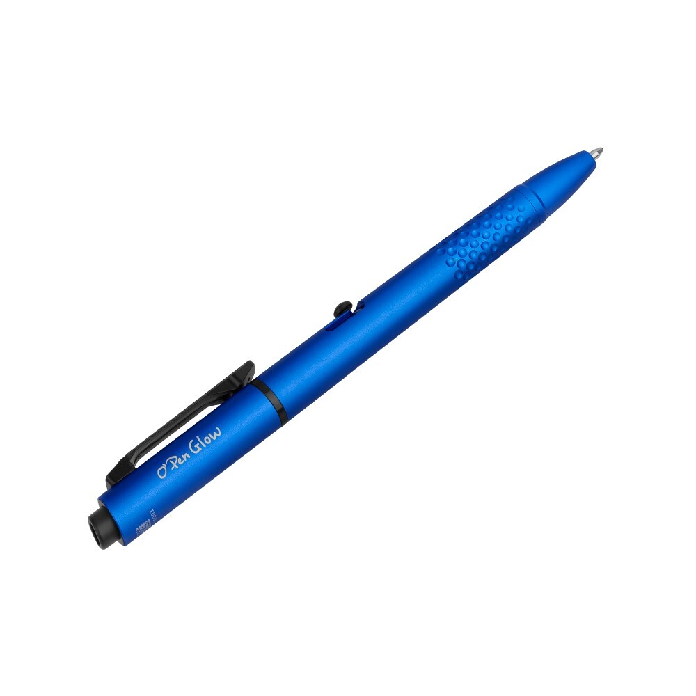 Olight Open Glow Blue Rechargeable Penlight, LED/Green Laser, 120 Lu, 2 Refills