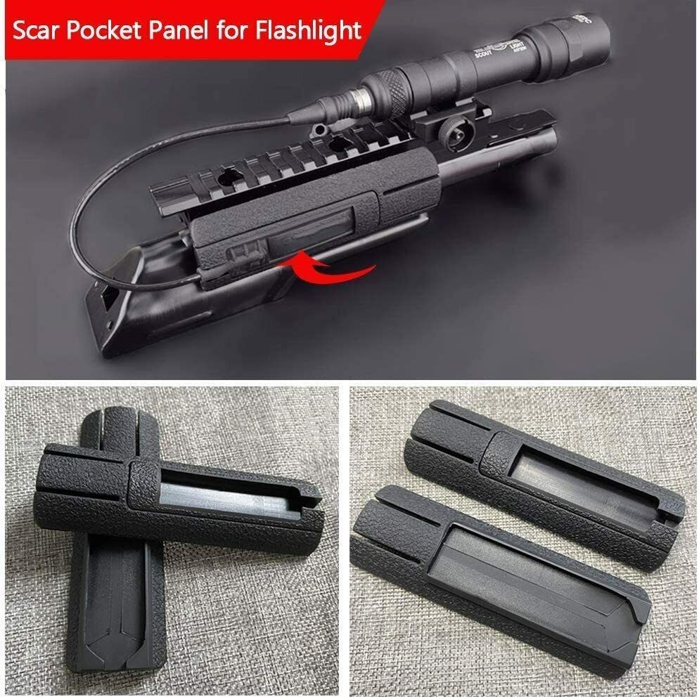 Tactical Pressure Switch Mount Kit M300 M600 Flashlight Tape Switch Rail Pads