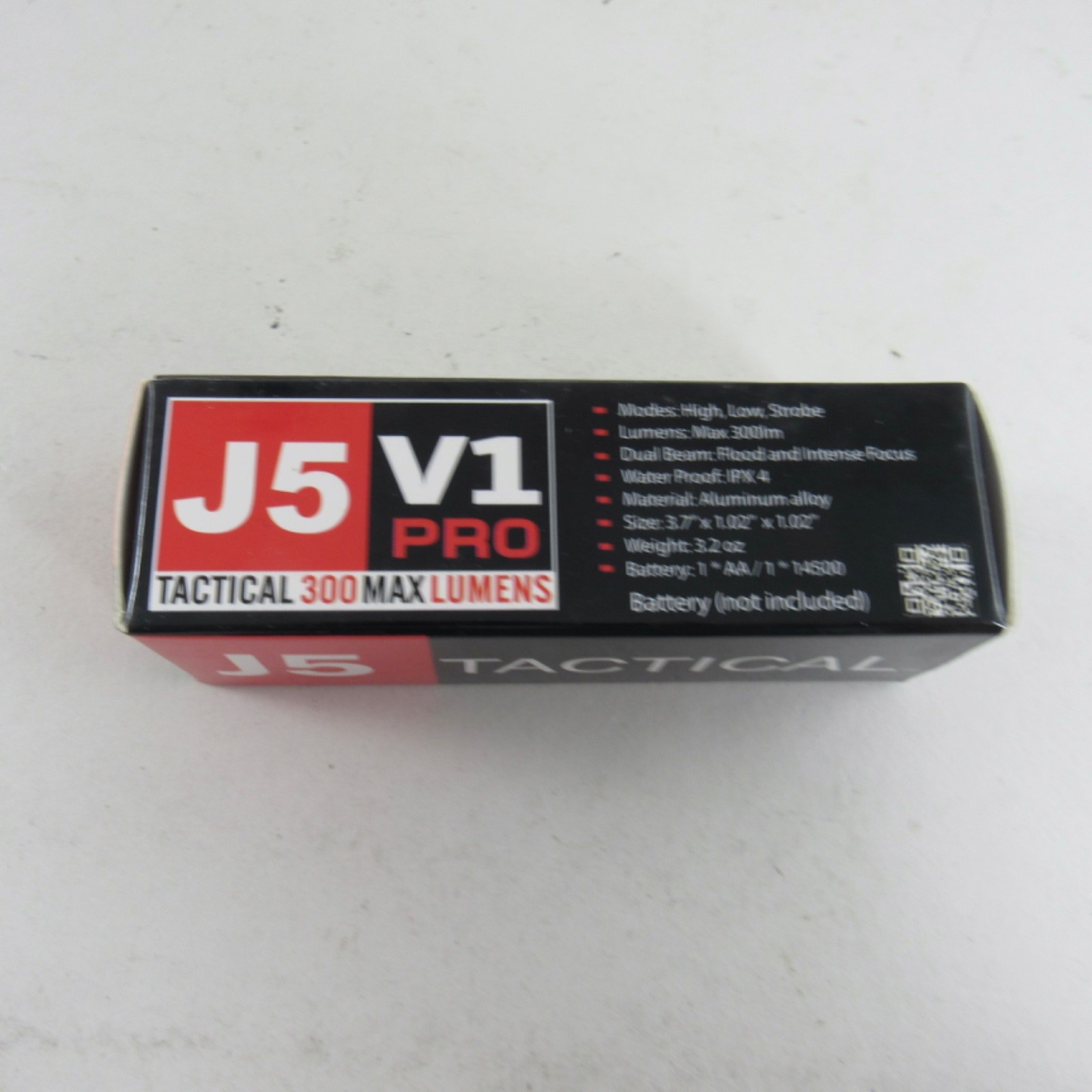J5 V1 Pro Tactical LED Flashlight 300 Max Lumens