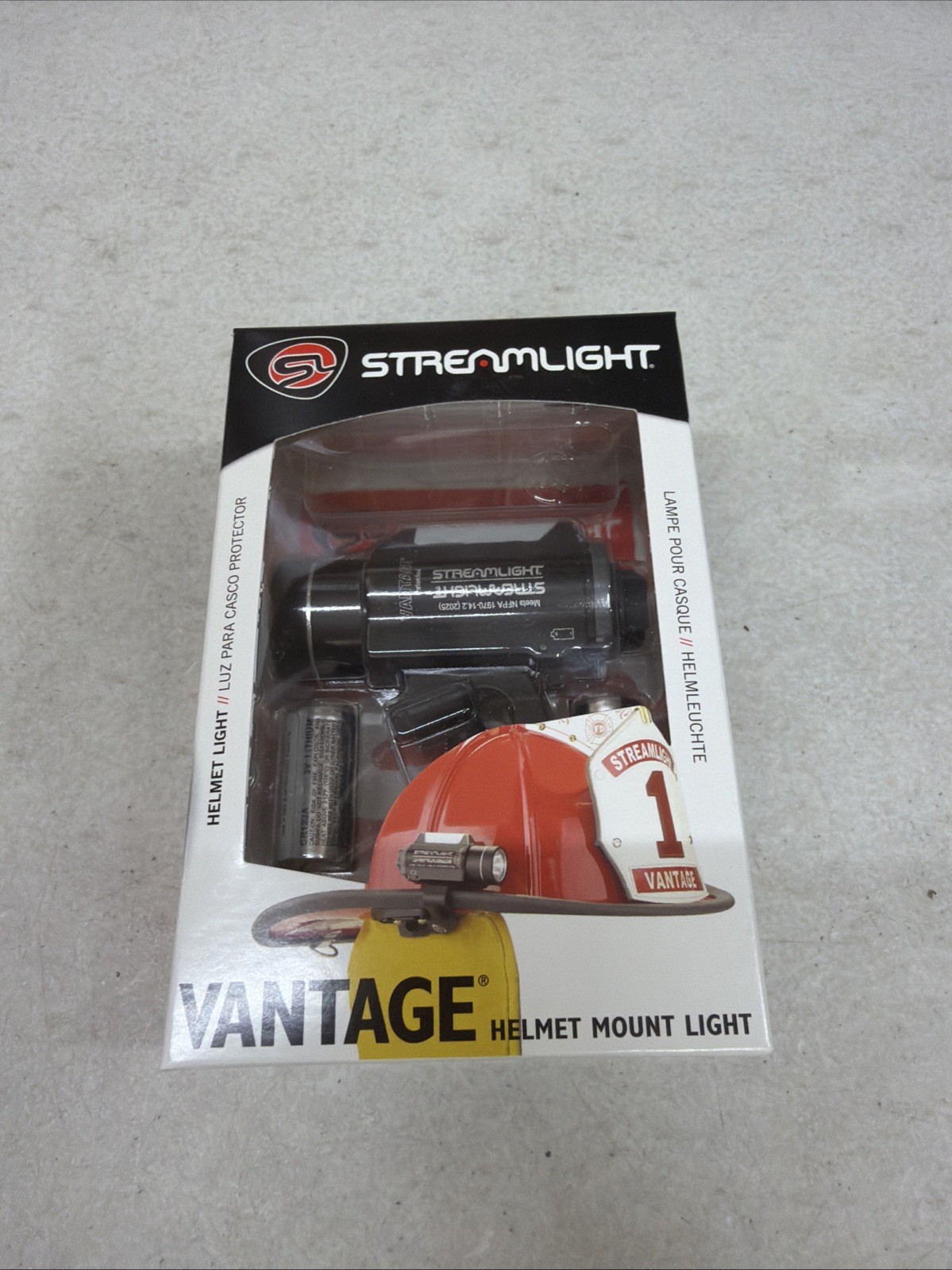 Streamlight Vantage LED Tactical Helmet Lightweight Compact Mounted Flashlight