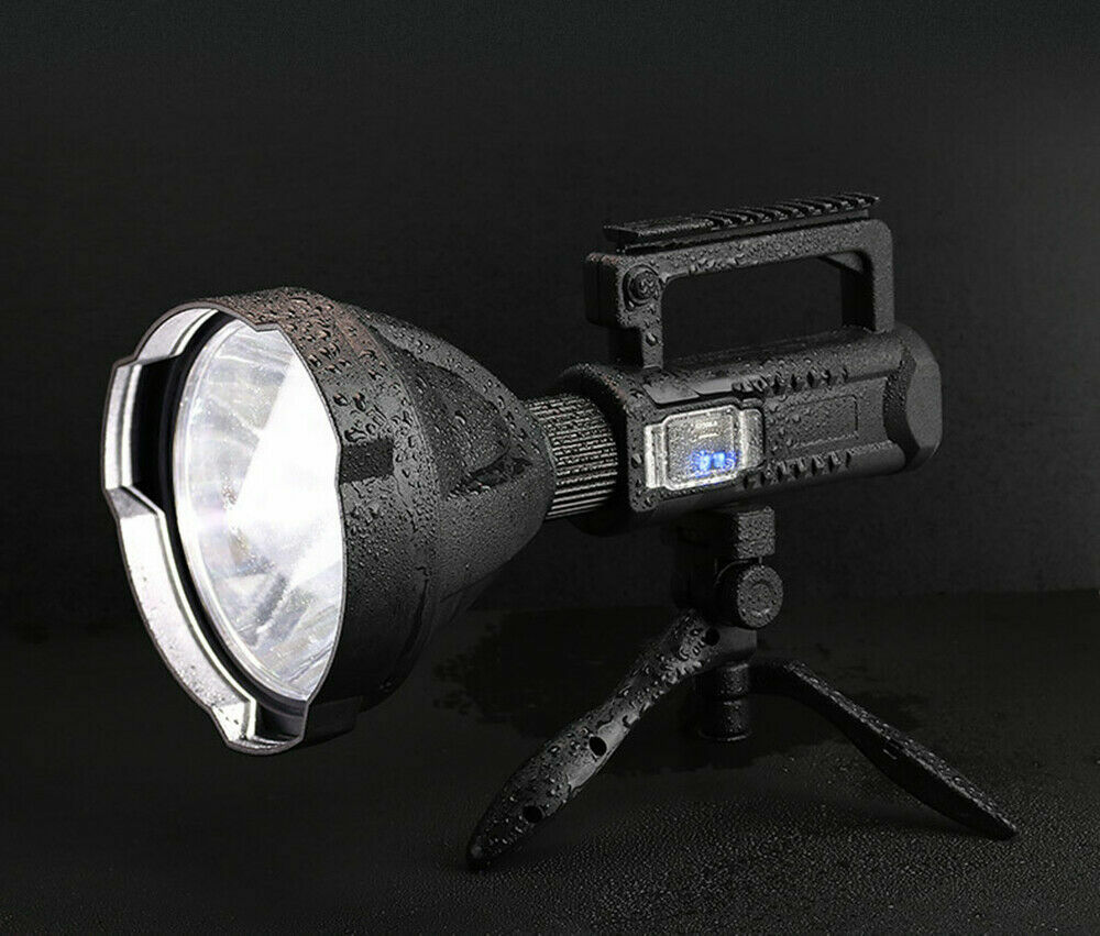 Powerful 100W LED Flashlight P70/P50 Rechargeable 4 Modes Torch Searchlight