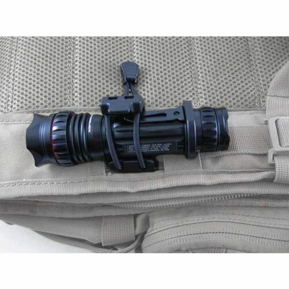 Multifunction Flashlight Clip Molle Hiking Accessories Hanging Buckle Shovel Cla