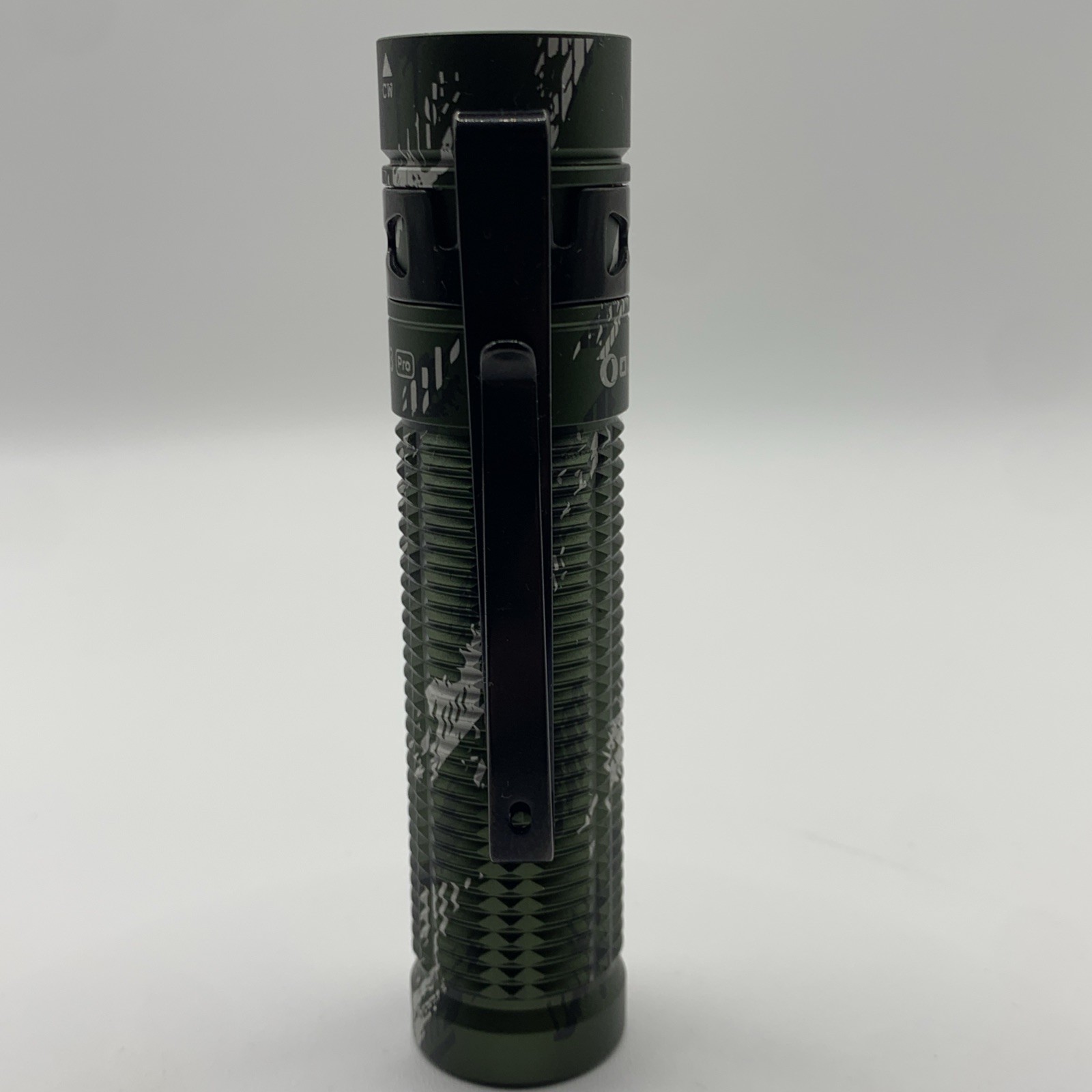 Olight Baton3 Pro 1500Lumen Rechargeable Flashlight S2R II, Green Brush Strokes