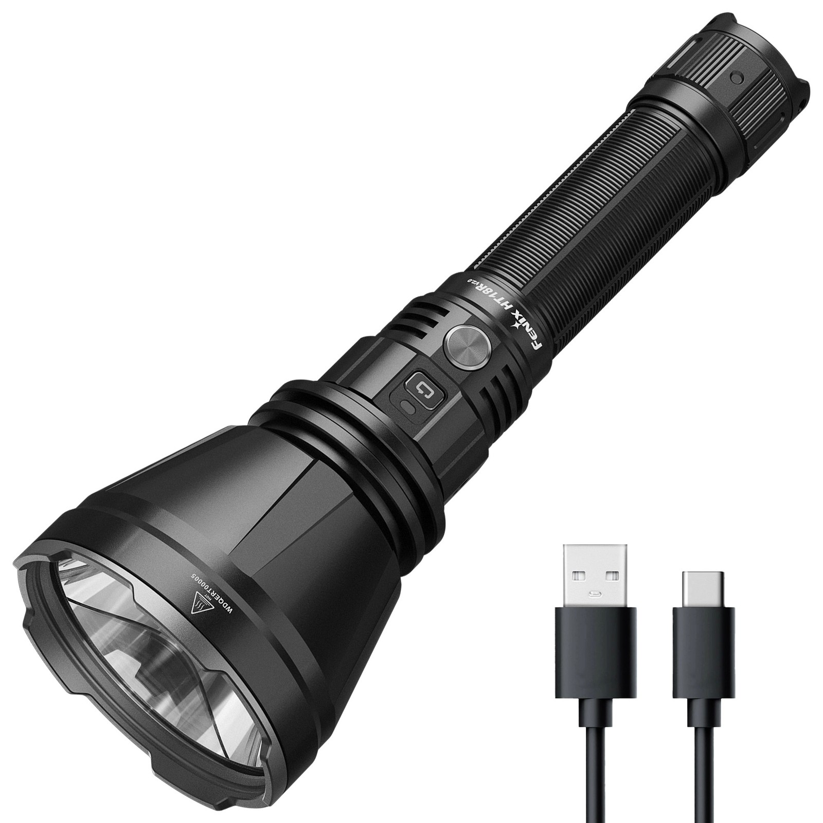 Fenix HT18R V2.0 3700 Lumen Long Range Rechargeable Tactical Flashlight