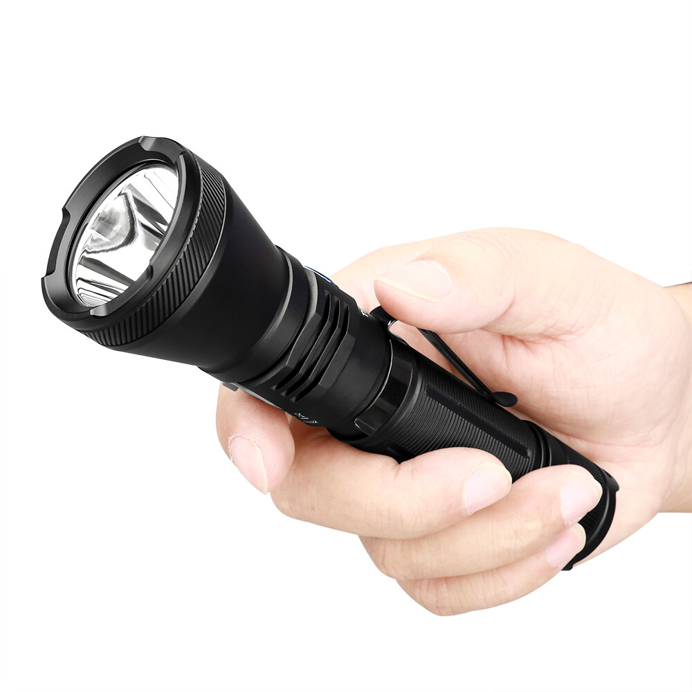Trustfire 1800 Lumen 550M Range LED Tactical Flashlight Type-C Rechargeable IP68