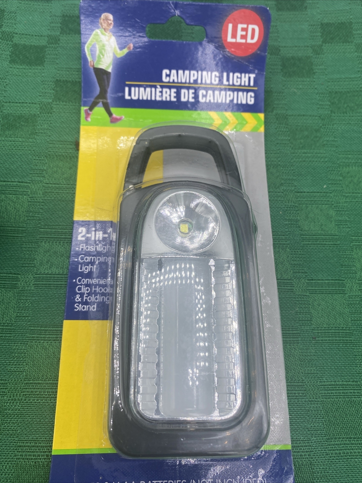 Lot Of 2 Camping Accessories -Vivitar 5X30 Binoculars & LED Camping Light