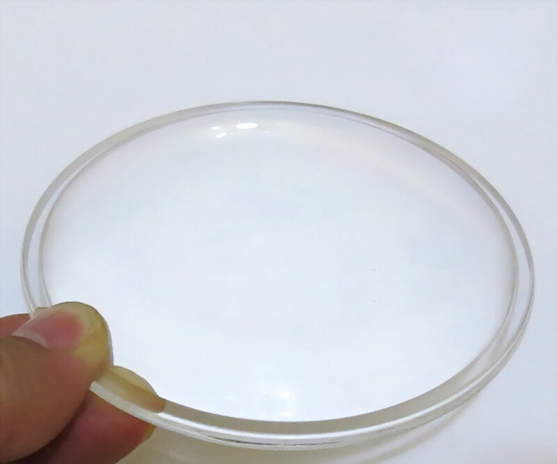 1pc 67mm Optical K9 Glass Plano Convex Lens Solar Focusing Condenser LED Lens