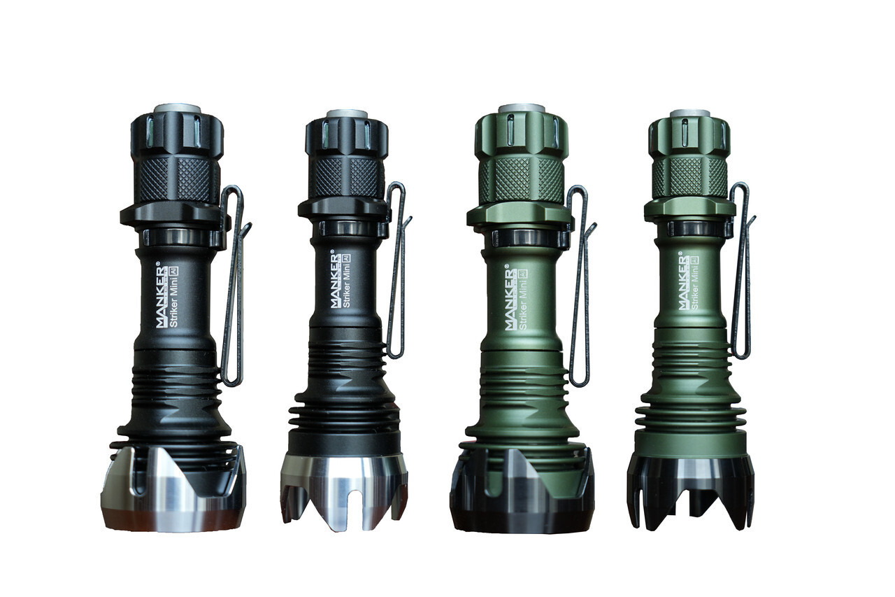Mankerlight Striker Mini 635 Lumen 430 Meter AA 14500 EDC Flashlight Kit