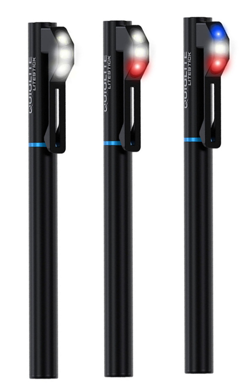 Quiqlite LiteStick Rechargeable Programmable Clip-On Pocket Light