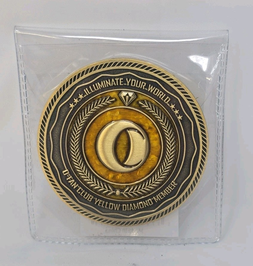 Olight Yellow Diamond Challenge Coin Brand New, Never Opened