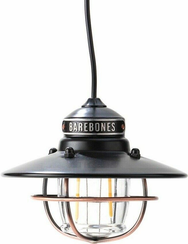 Barebones Living Edison Pendant Light Bronze 10-Foot Cord Carabiner – LIV-264