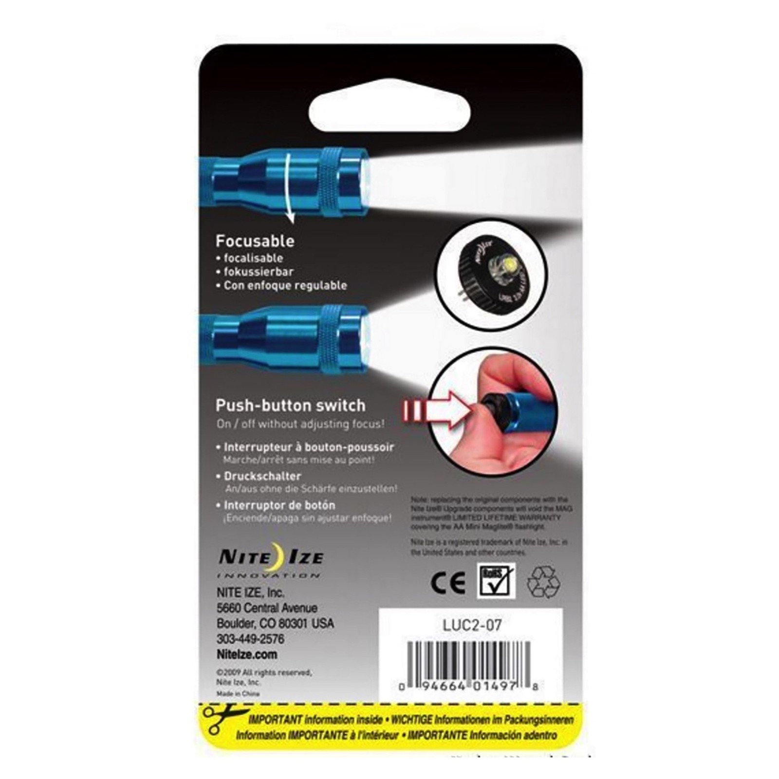 Nite Ize LED Upgrade Combo II Fits AA Mini Maglite (12-Pack)
