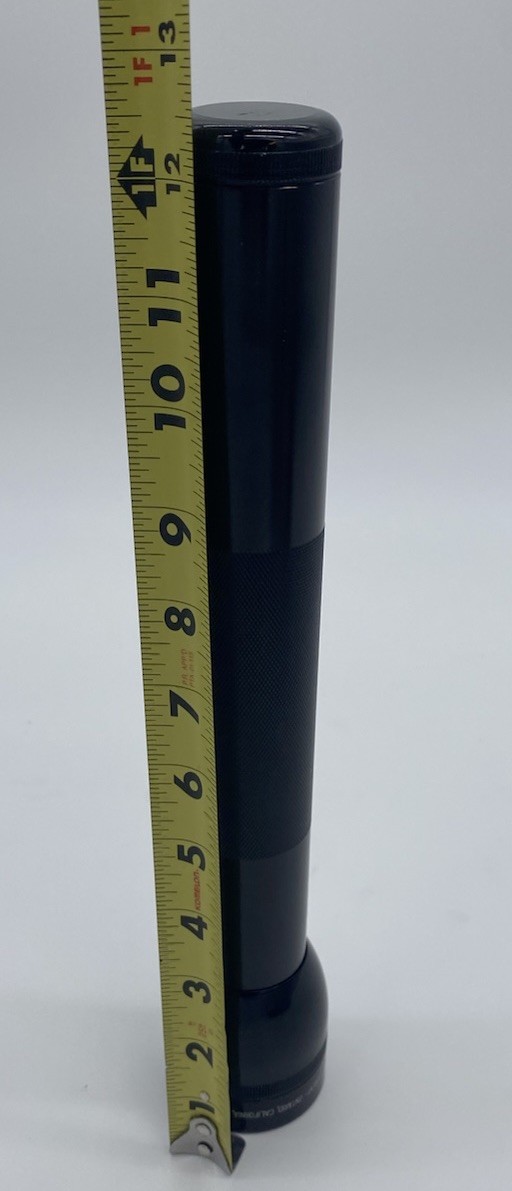 Mag-Lite 12.5″ Flashlight 3 D Cell Black Mag Light Works Great