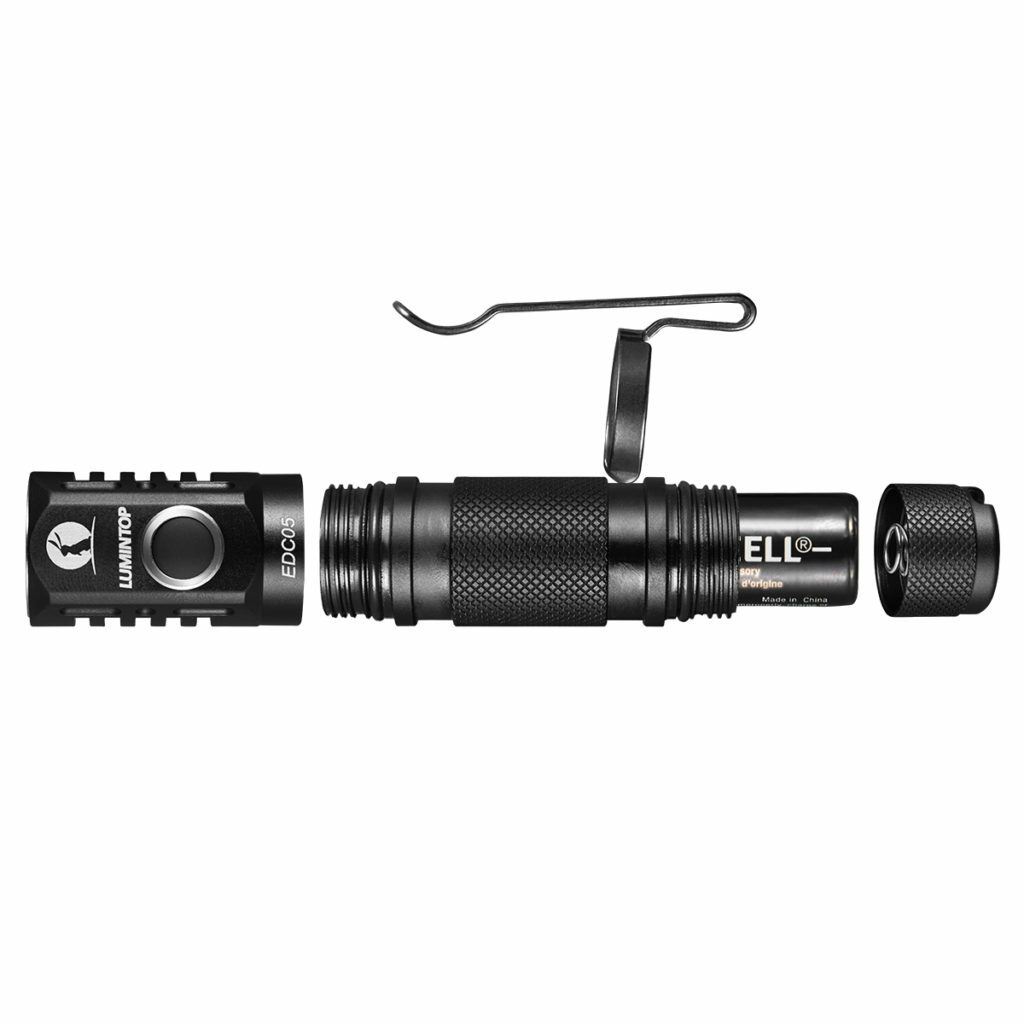 LUMINTOP EDC05 Cree XP-L LED Flashlight, 800LM, IP68 Waterproof, Magnetic Tail