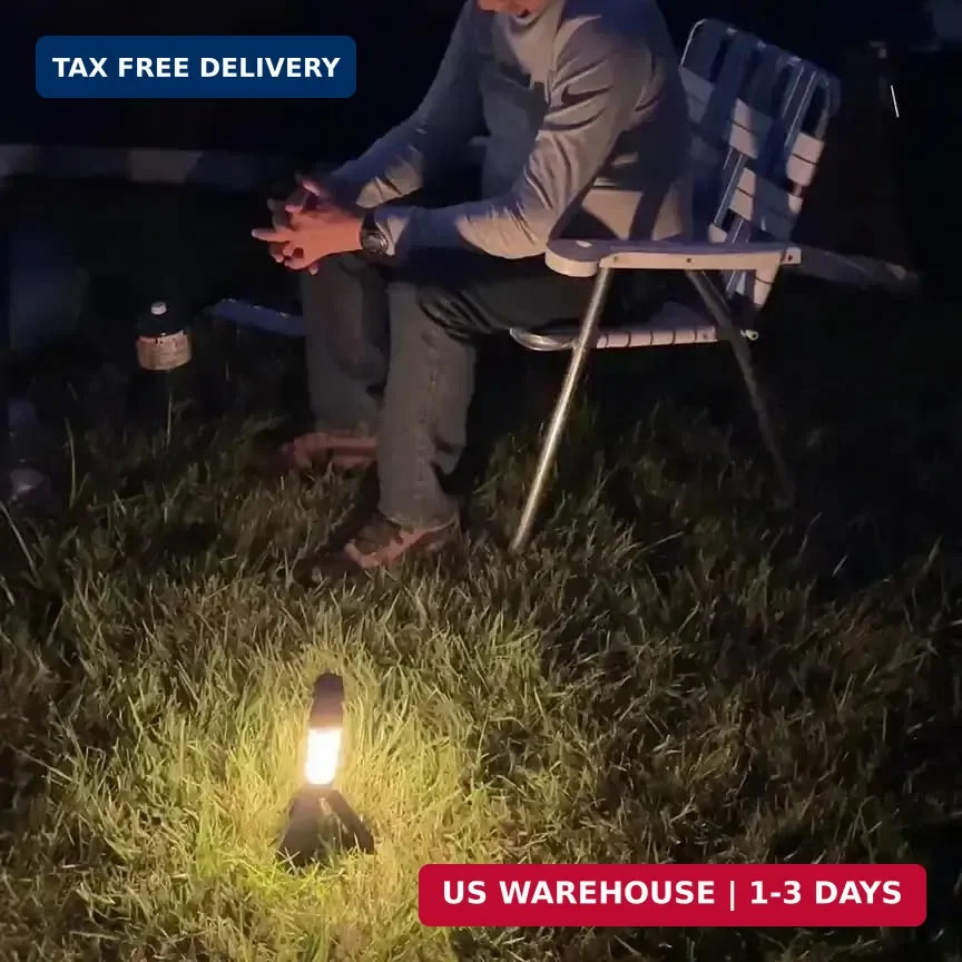 Repelix Buzz Defense Portable, LED Rechargeable Flashlight Camping Lantern with