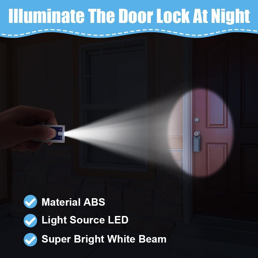 3PCS Mini Keychain Flashlight LED Light Bulk Small Flashlight for Outdoor