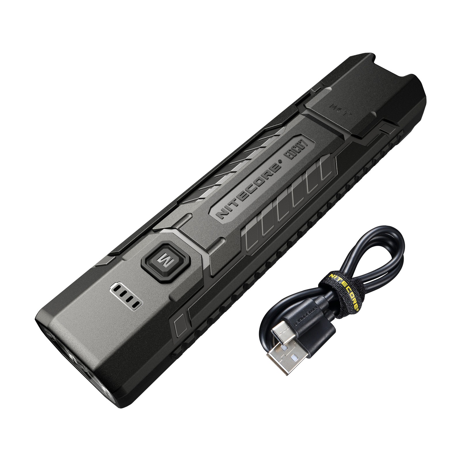 Nitecore EDC07 1500 Lumens Rechargeable Flashlight (Black)