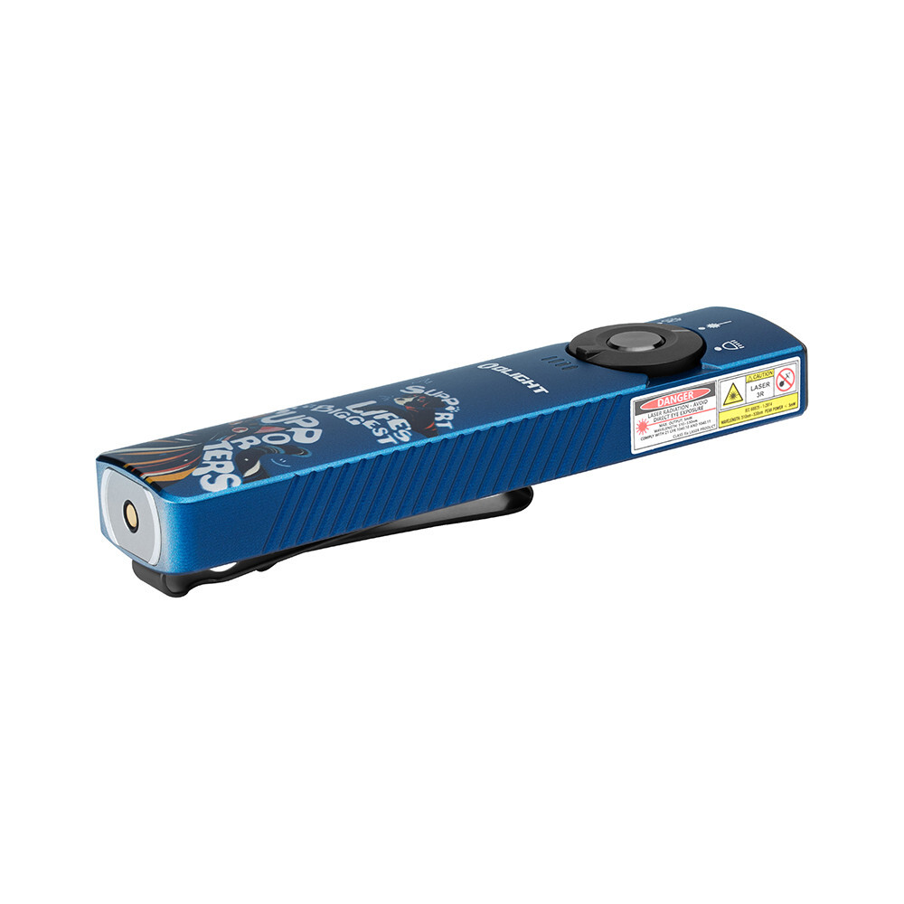 Olight Arkfeld Pro Paw Edition CW LED Light/Green Beam/UV, 1300 Lum, 5700~7000K