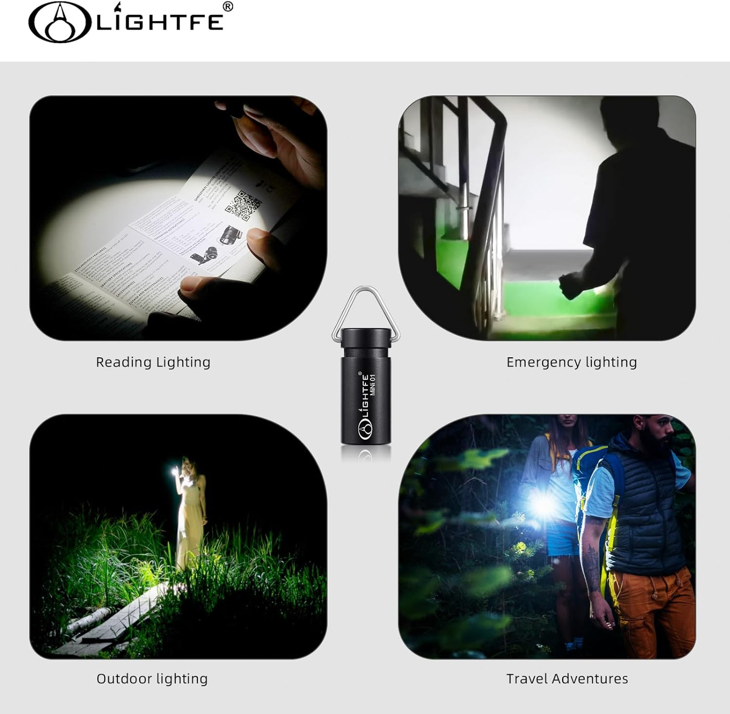 MINI01 Keychain Flashlight Mini Keychain Light Is Light, Small, and Bright (M…