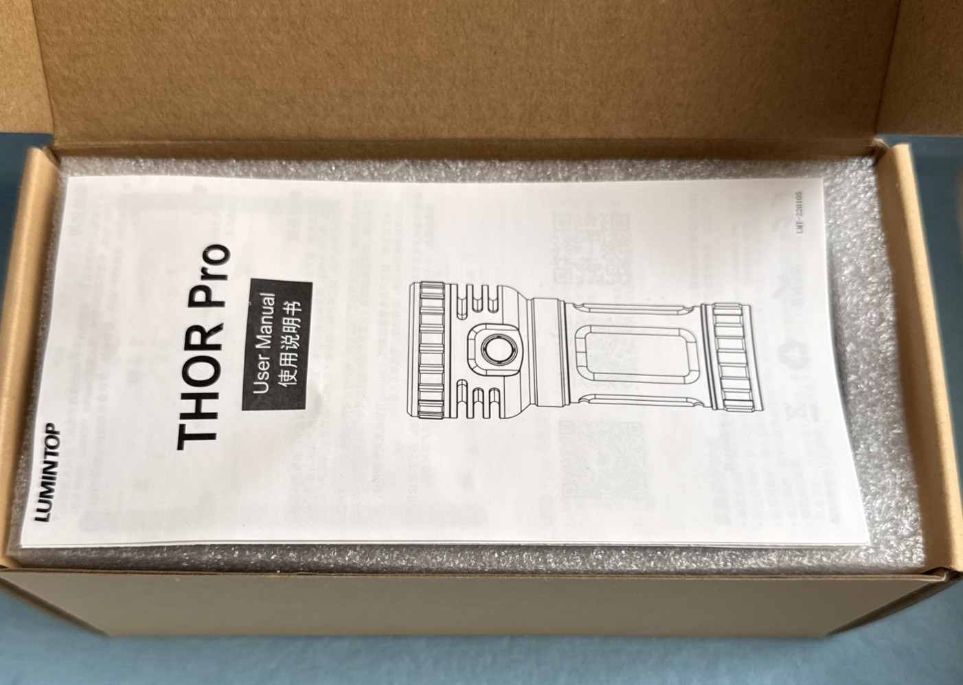 Lumintop THOR Pro LEP+LED 12600LM 1300m USB-C Tactical Flashlight
