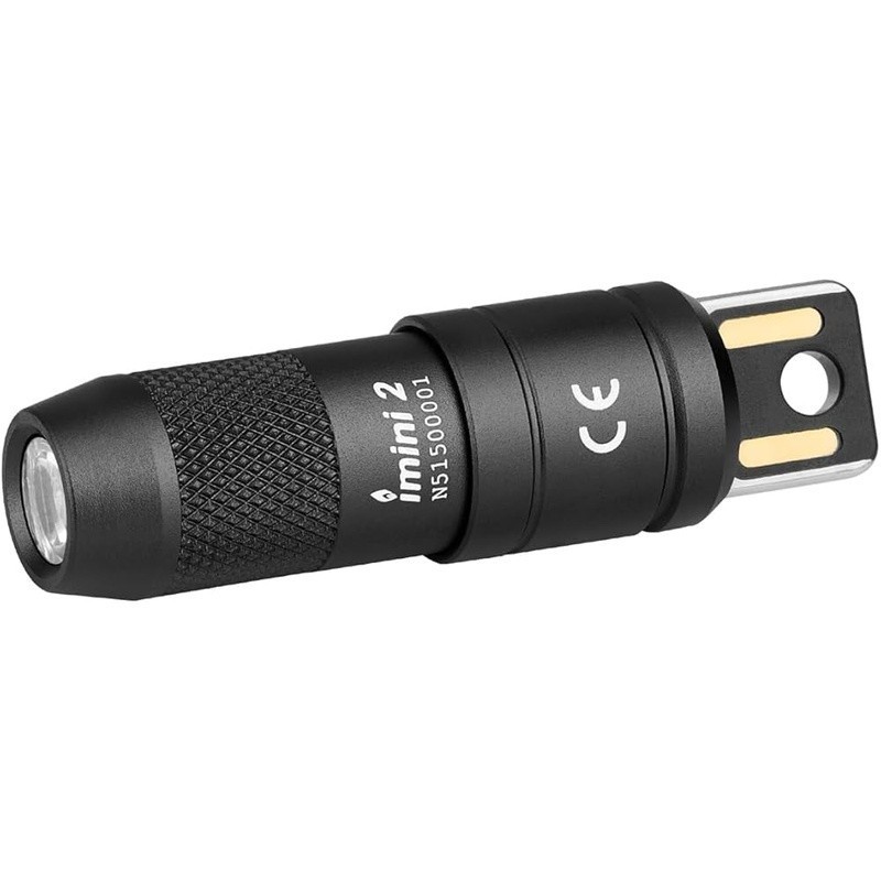 Mini LED Magnetic Light USB Rechargeable 50 Lumens Portable Aluminum Torch
