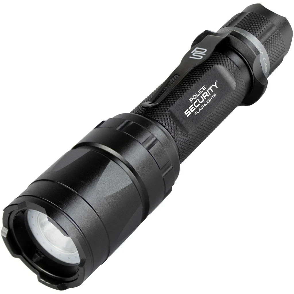 Police Security Rechargeable 1000 Lumen Elite Trac Tact-R Flashlight 98868 (NEW)